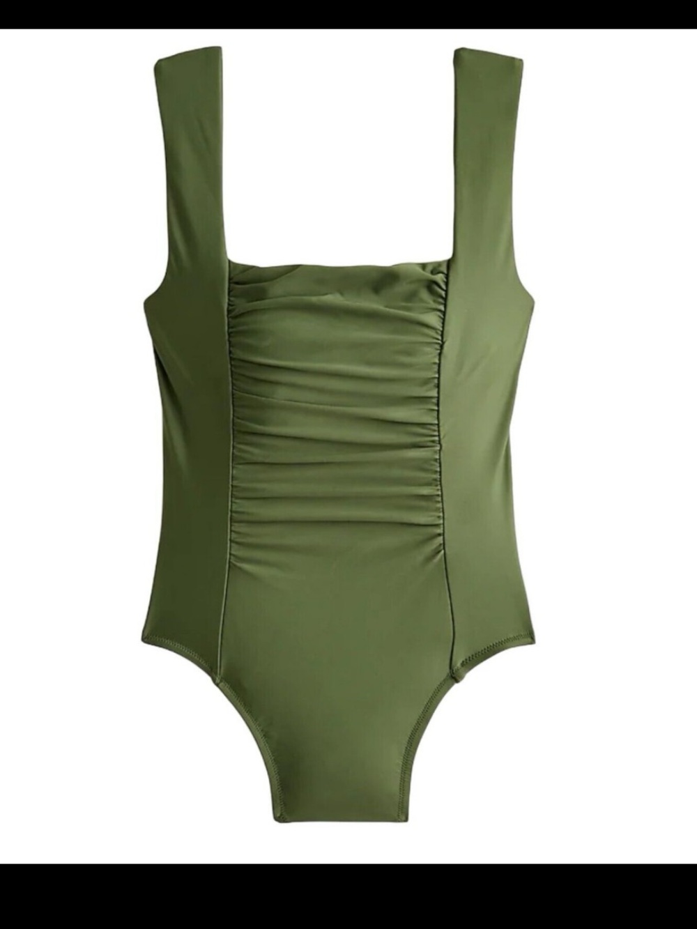NWT JCREW size 6 Women’s One-Piece Swimsuit - olive green